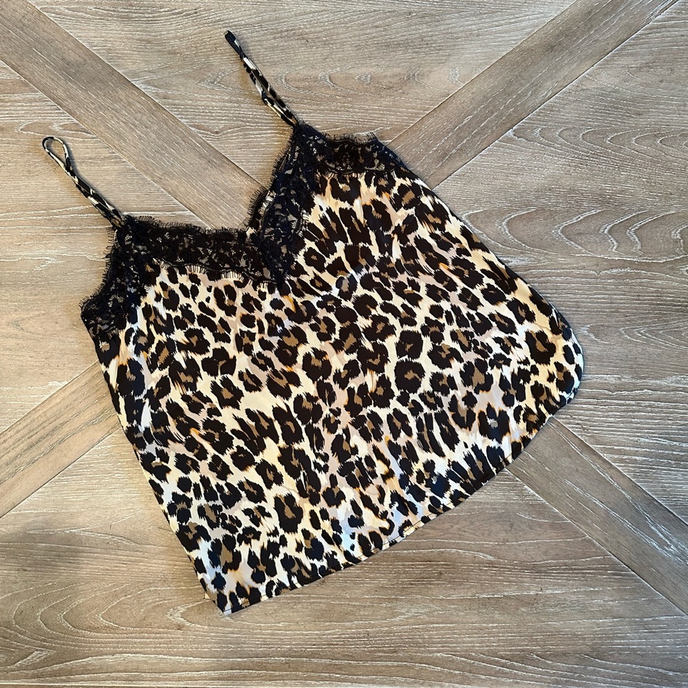 NWOT BP Leopard Cami Top